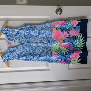 Lilly Pulitzer shift dress with toucans. Size XS